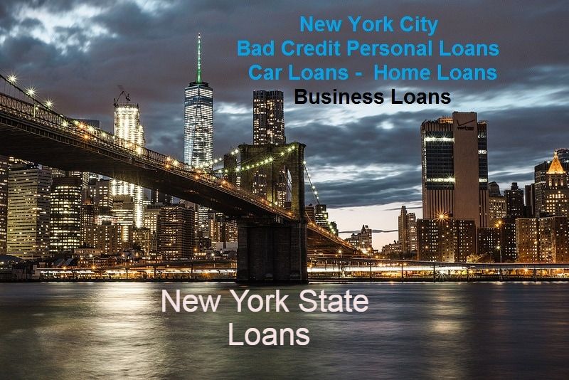 NYC New York City Bad Credit Payday Loans with Direct Lenders by Phone in The Bronx Manhattan Queens Brooklyn and Staten Island New York Bad Credit Personal Installment Loan Car Loans Home Equity Line of Credit Home Mortgage Loan Lenders Small Business Loans